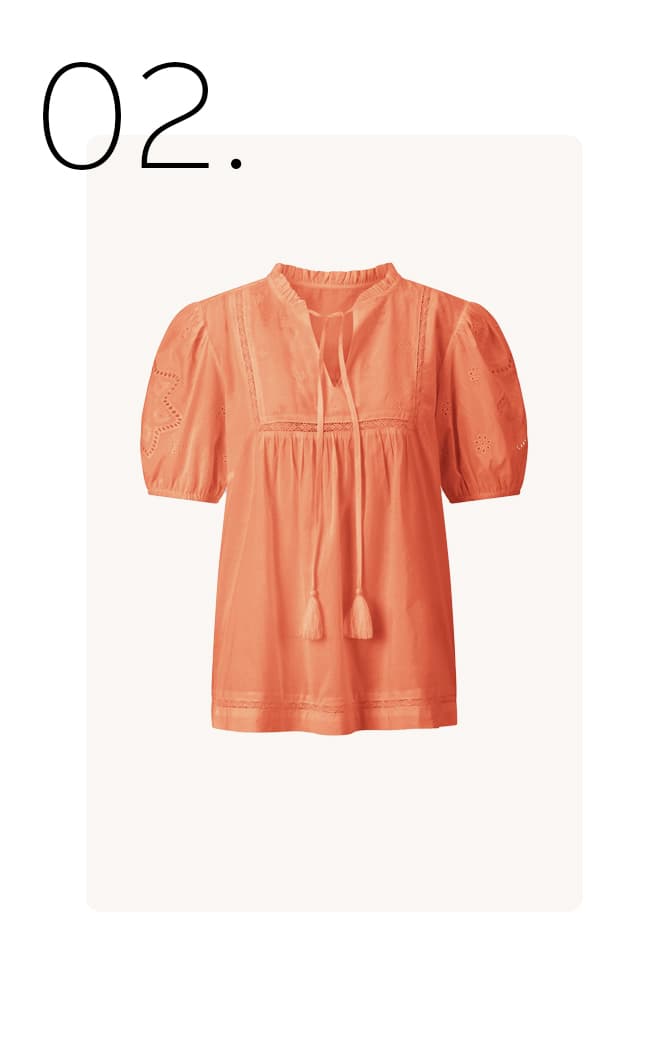 Oranje blouse