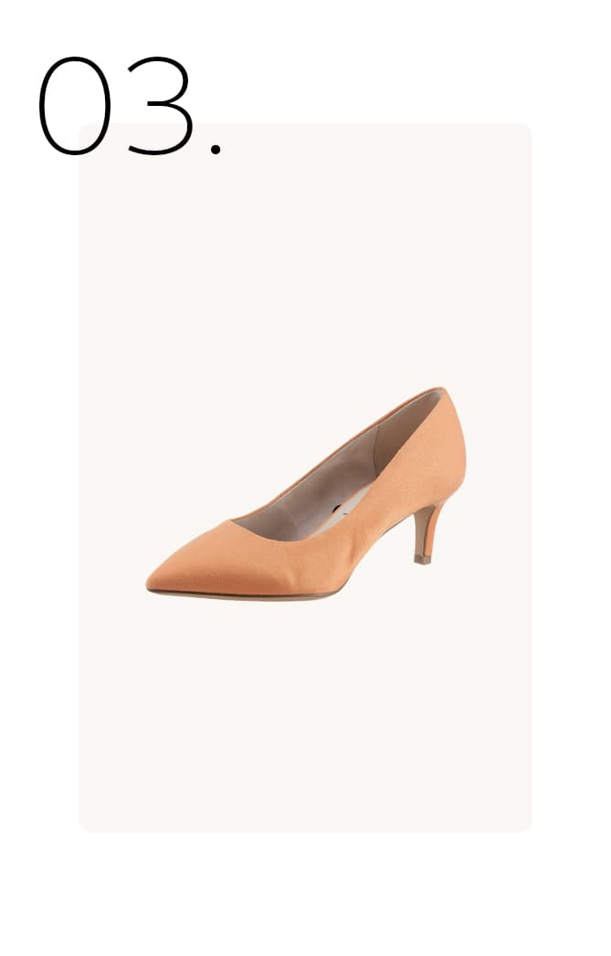 Oranje pumps