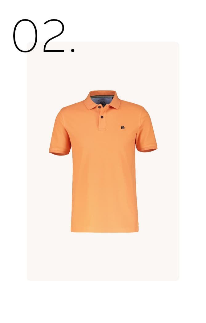 Oranje poloshirt