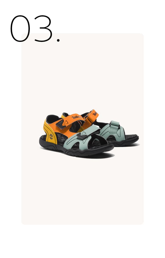Oranje sandalen