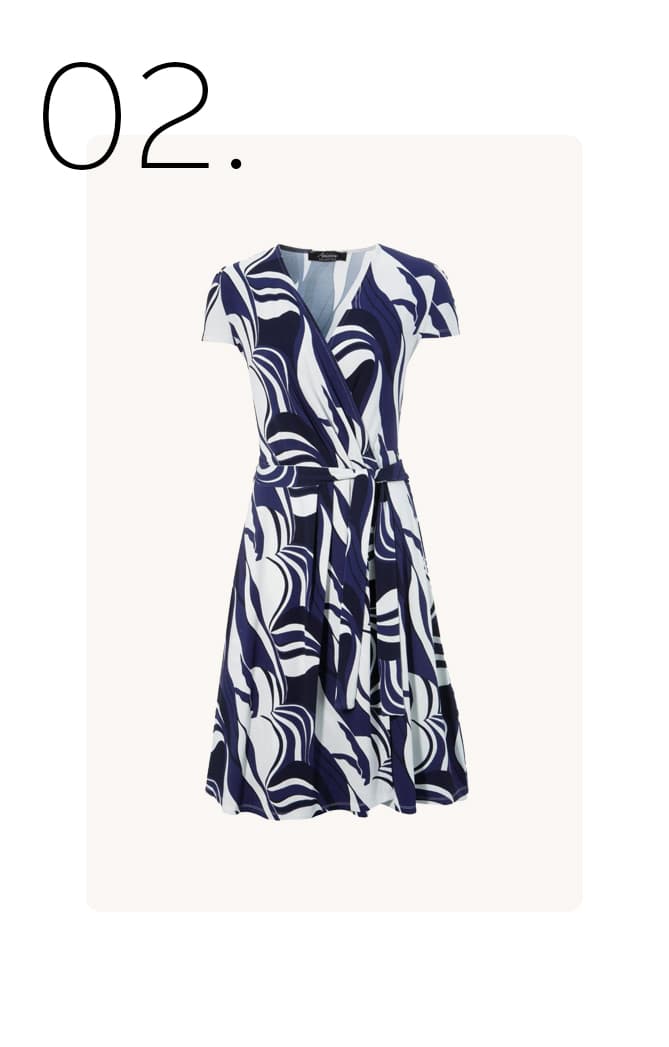 Zomerjurk met grafische print