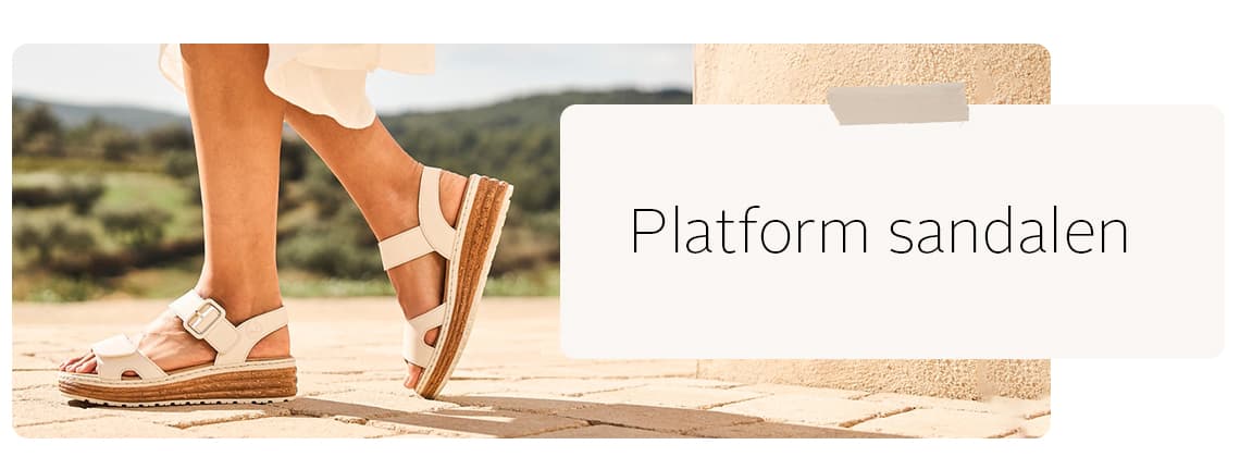 Platform sandalen