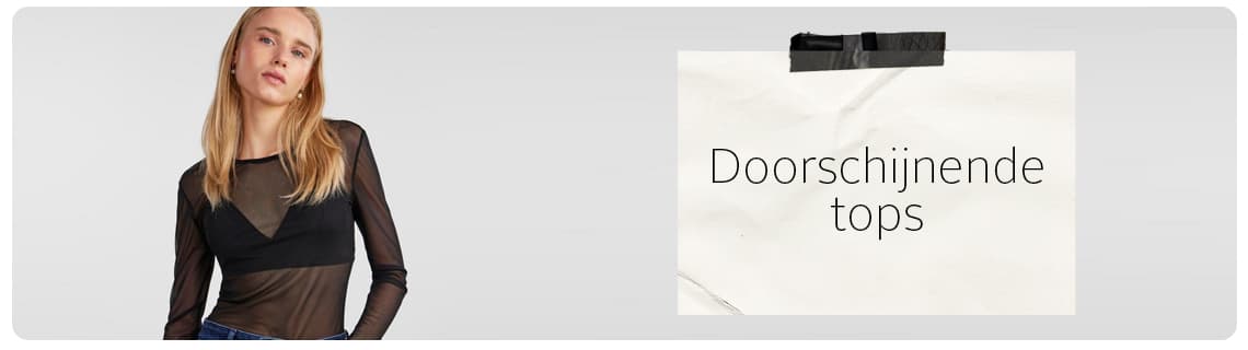 Doorschijnende tops