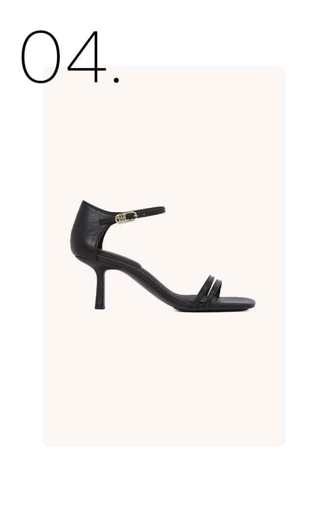 Kitten heel sandaal