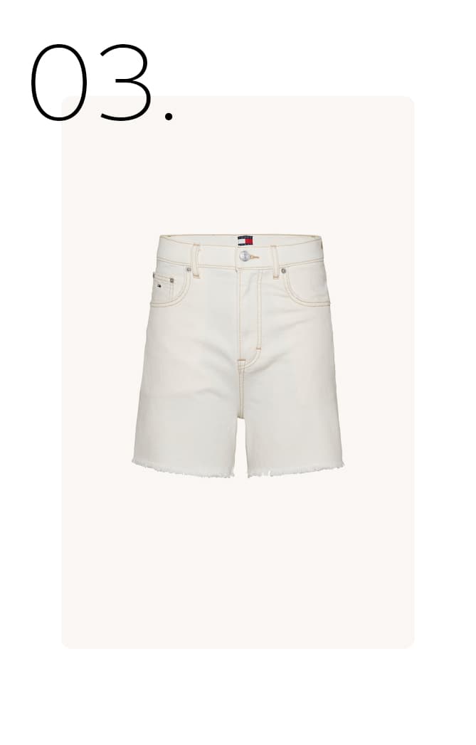 High-waist mom short