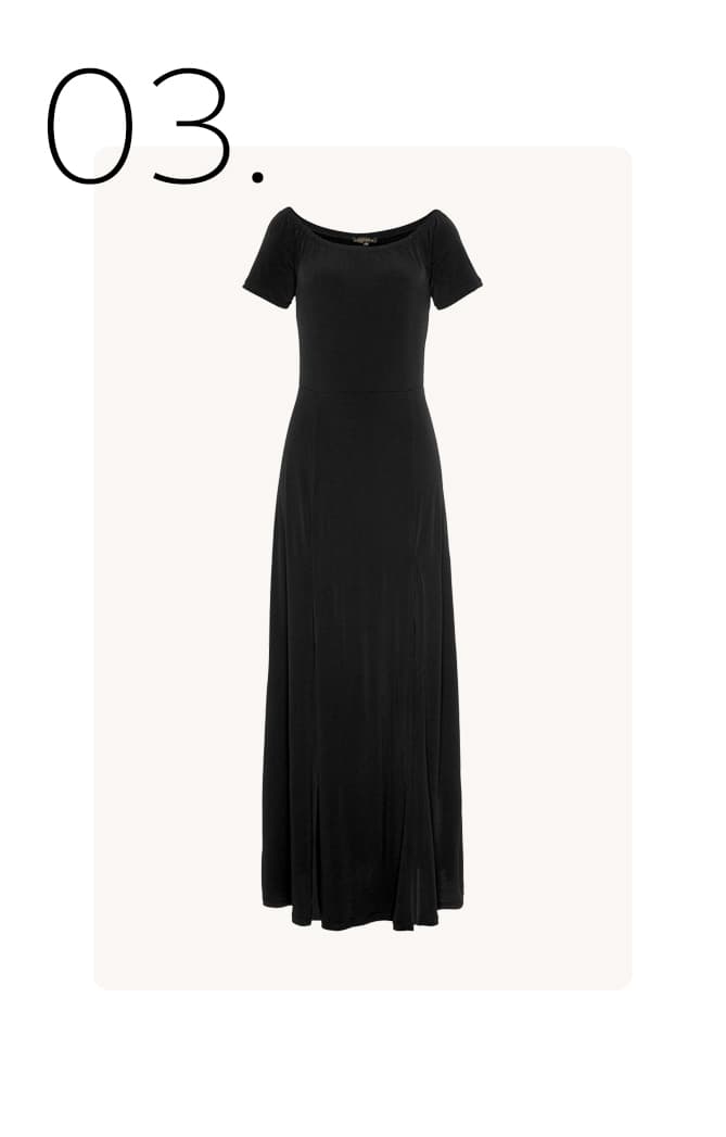 Maxi-jurk met lange splits