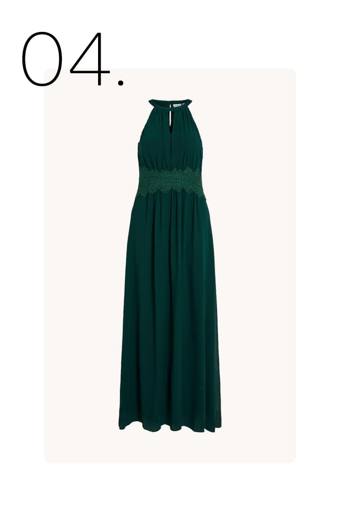 Halternek maxi-jurk