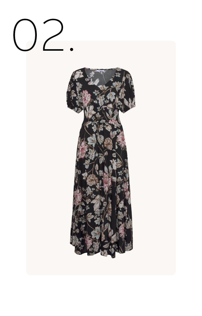 Maxi-jurk met bloemenprint