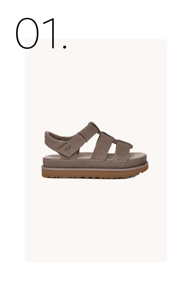Ugg plateausandalen