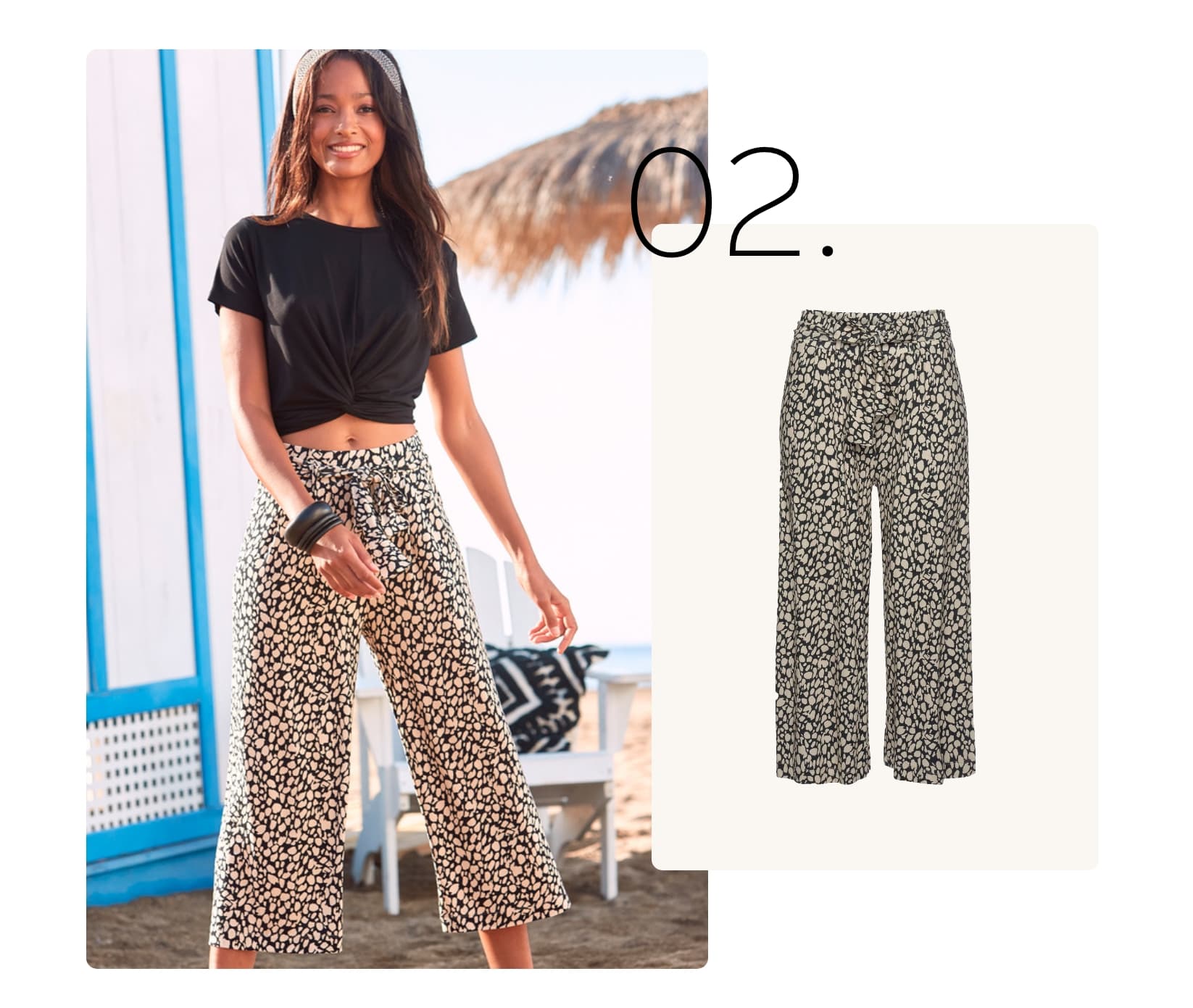 Culotte met print