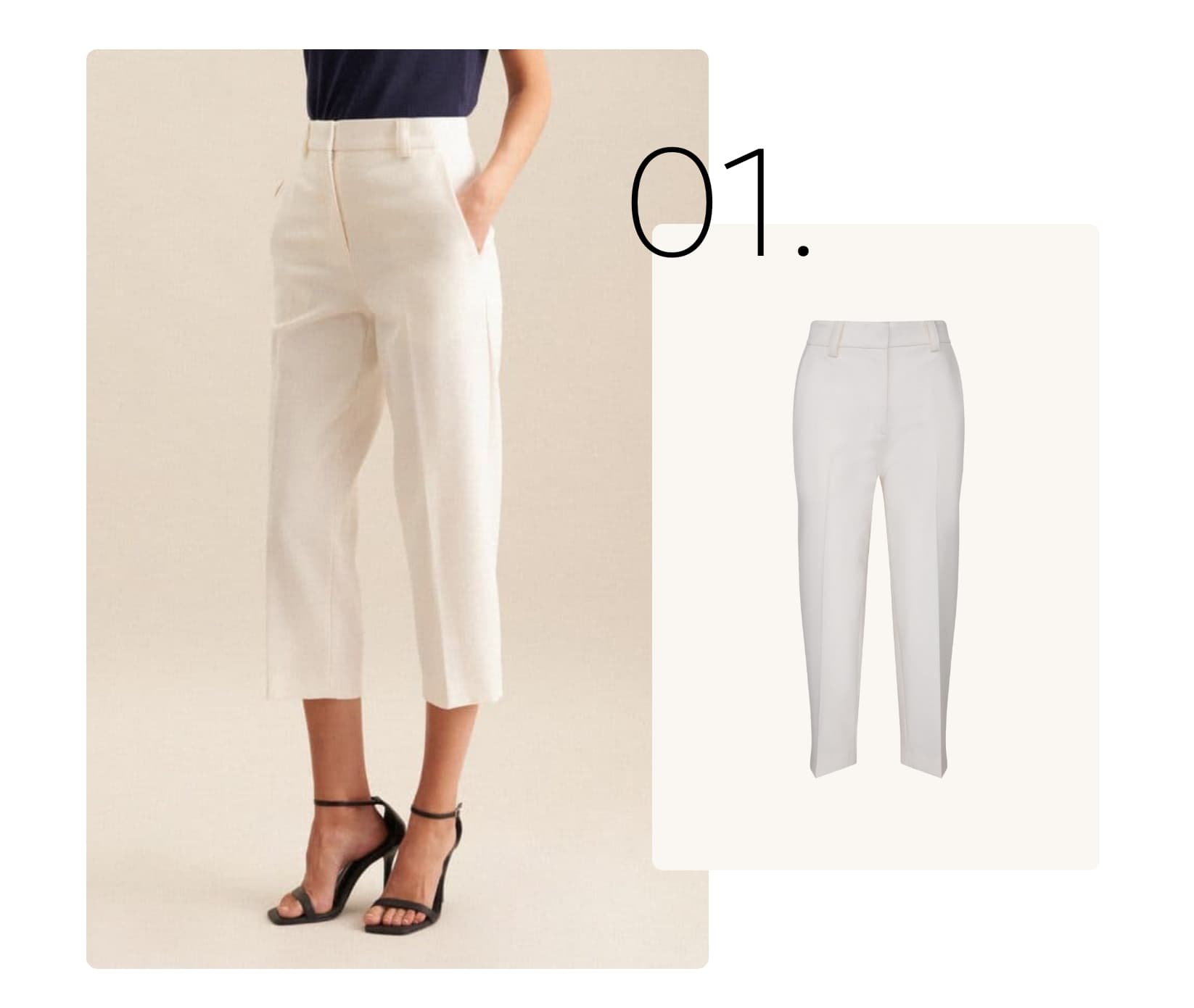 Culotte met hakken