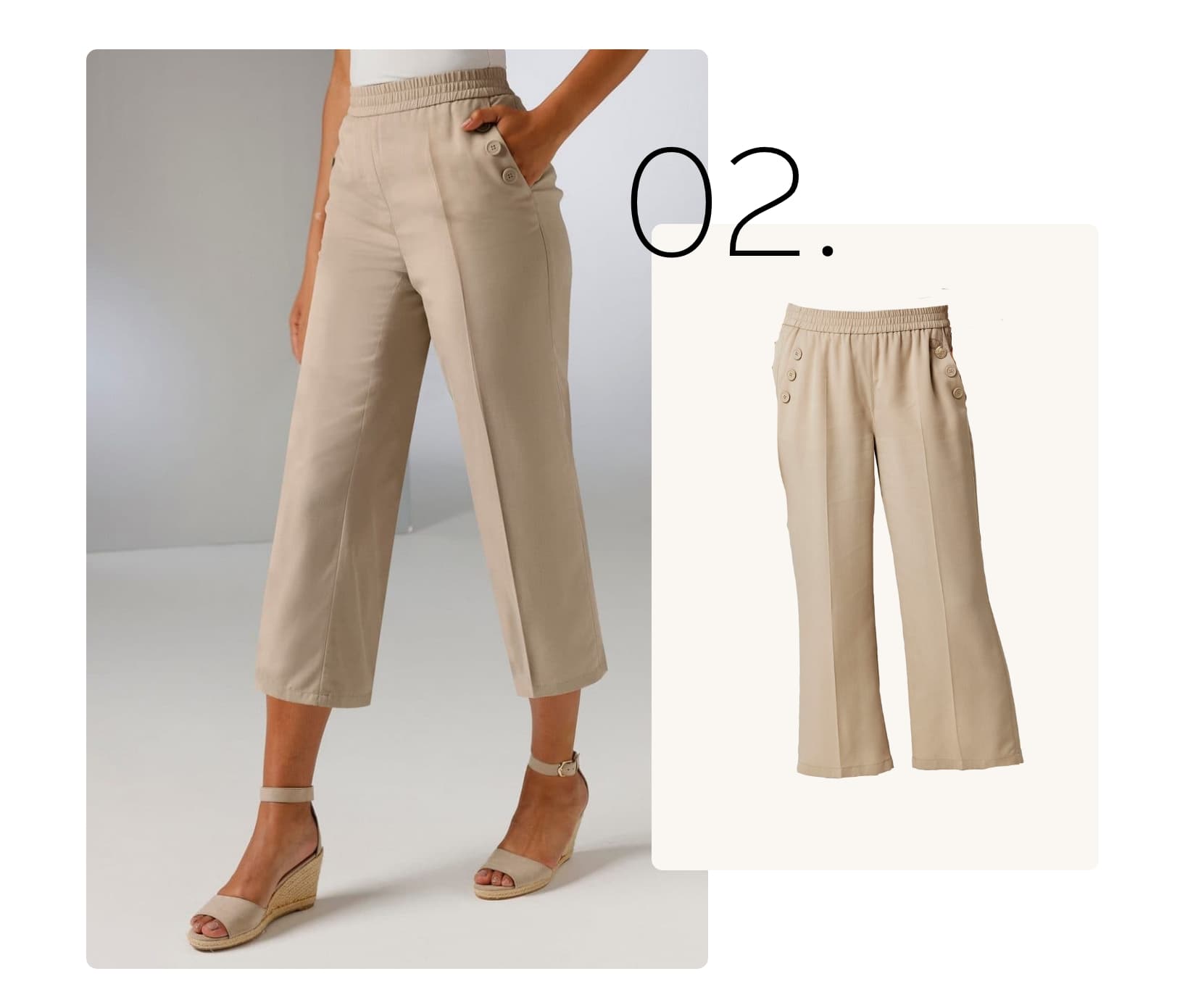 Culotte met hakken