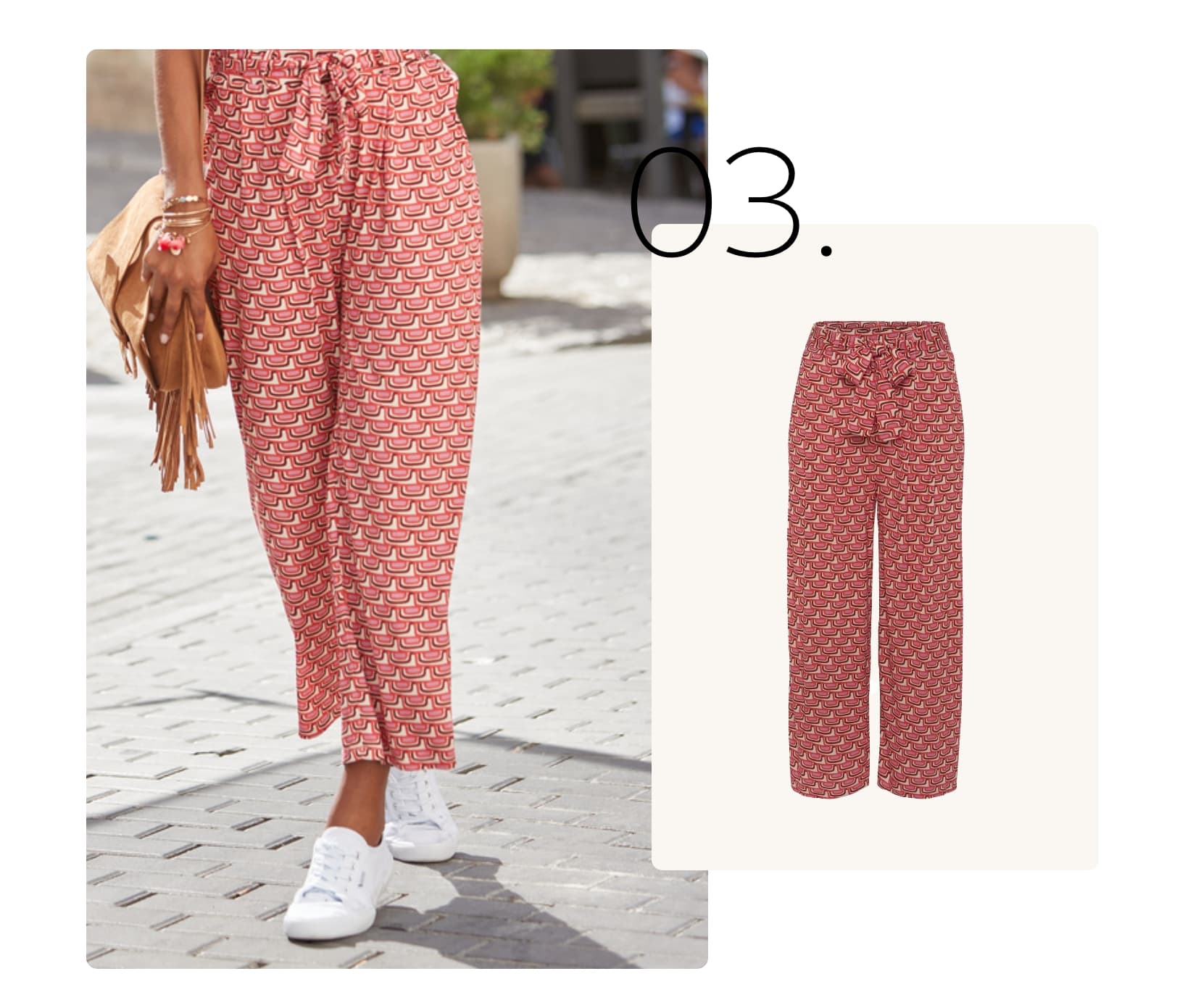 Culotte met sneakers
