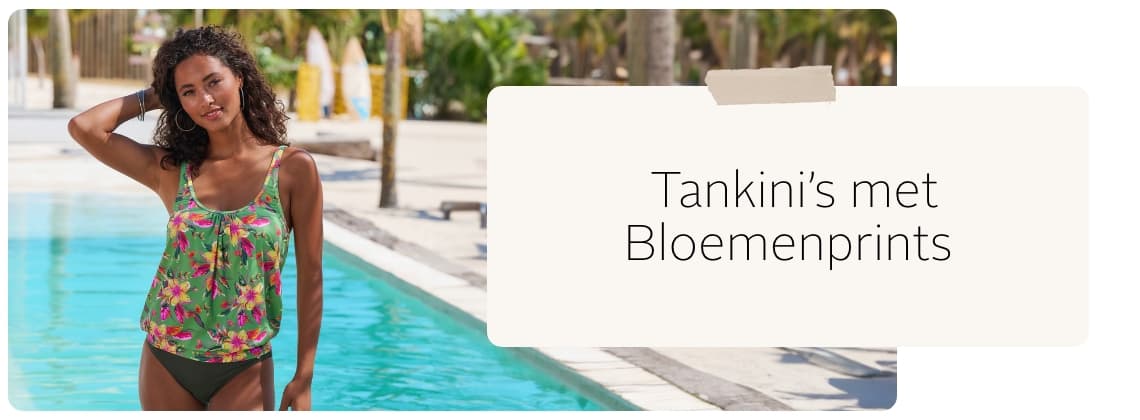 Tankini's met bloemenprints