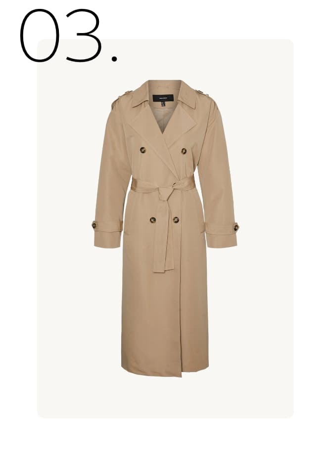 Trenchcoat bruin