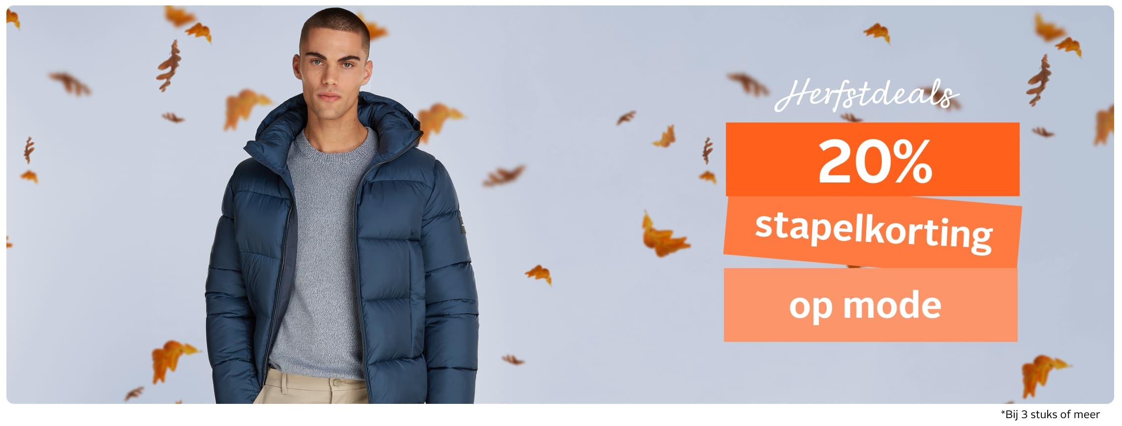 Stapelkorting op herenkleding